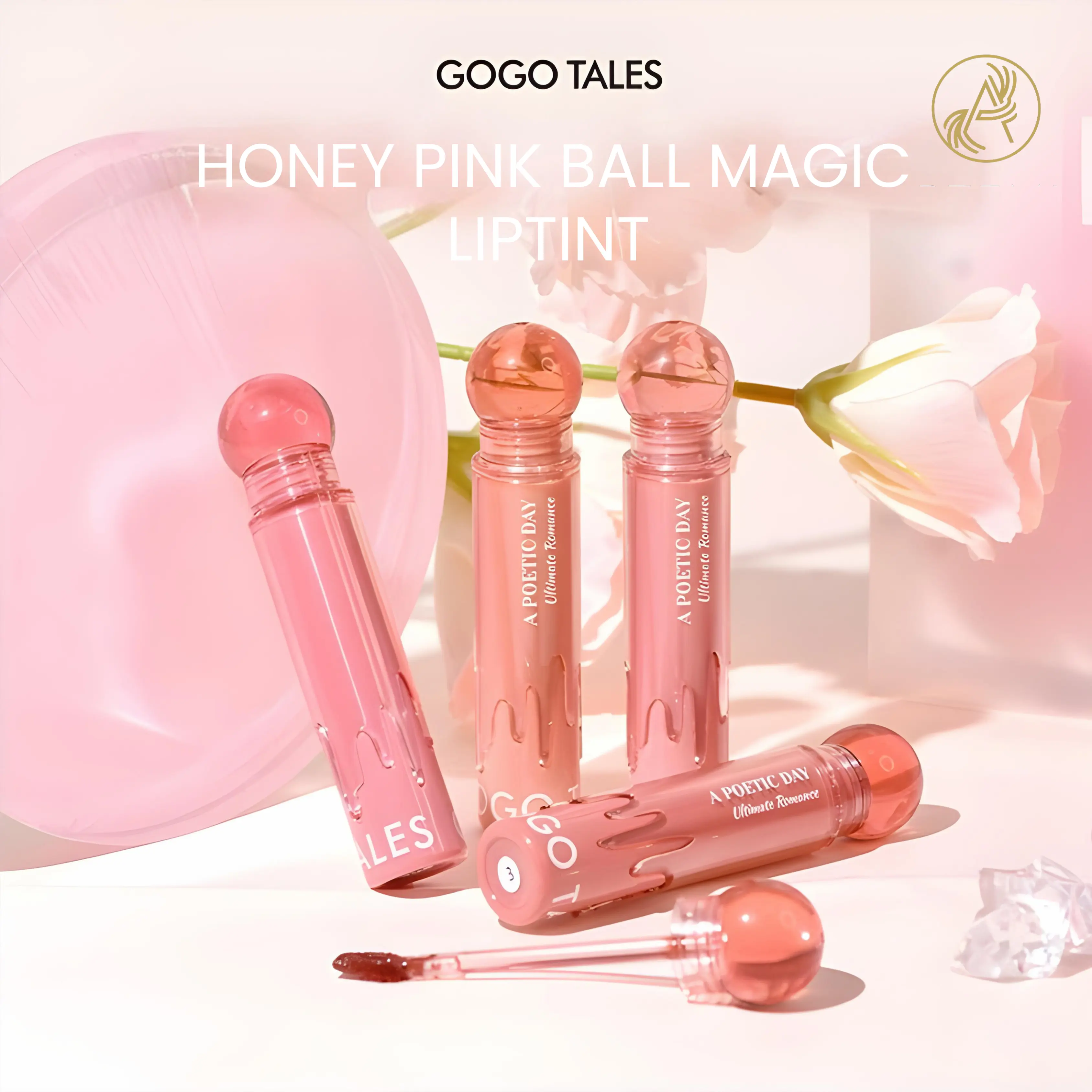 Gogo Tales A Poetic Day Wattery Liptint Make Up Lipstick Merah Glaze Cream For Juicy Lips Lipcream Ombre Tahan Lama Lipstik Bibir Gloss Peach divine lipteen lip tint lip gloss stain omg