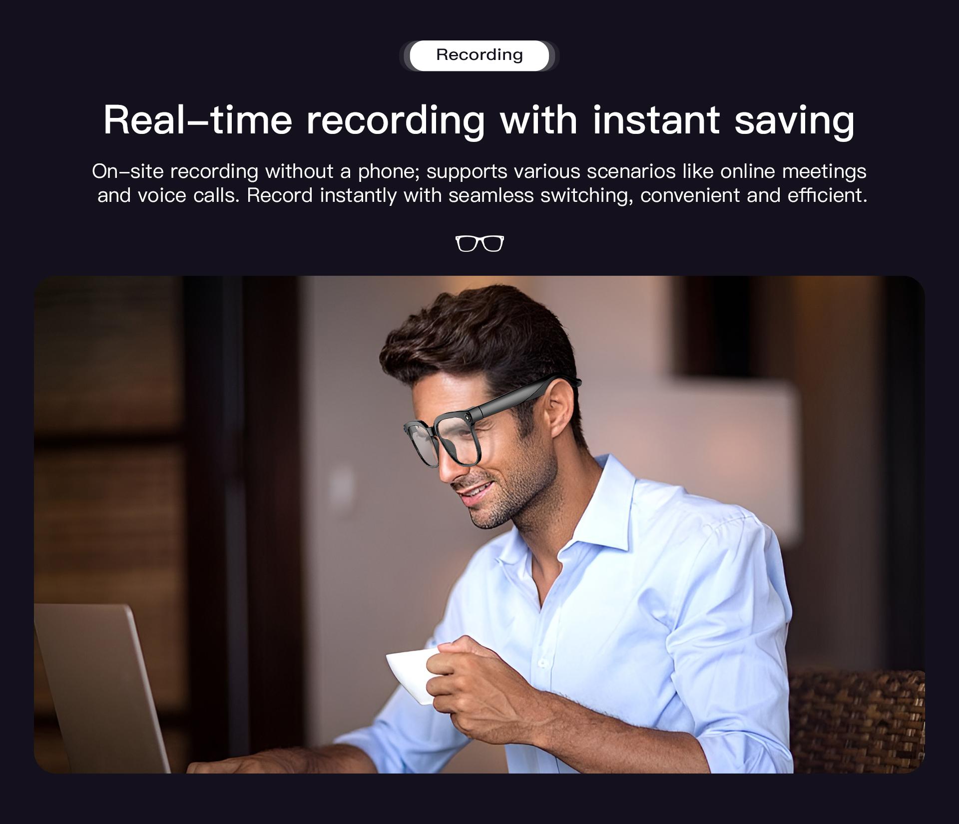 PEJE Smart Glasses 800W Camera AI Translate | OutdoorSmart Sport | Remote Photo & HD Video | Bluetooth 5.4 Music | Hands-Free Calling | IP65 Waterproof Kacamata Pintar Outdoor PEJE Smart Glasses 800W Camera AI Translate | OutdoorSmart Sport | Remote Photo & HD Video | Bluetooth 5.4 Music | Hands-Free Calling | IP65 Waterproof Kacamata Pintar Outdoor