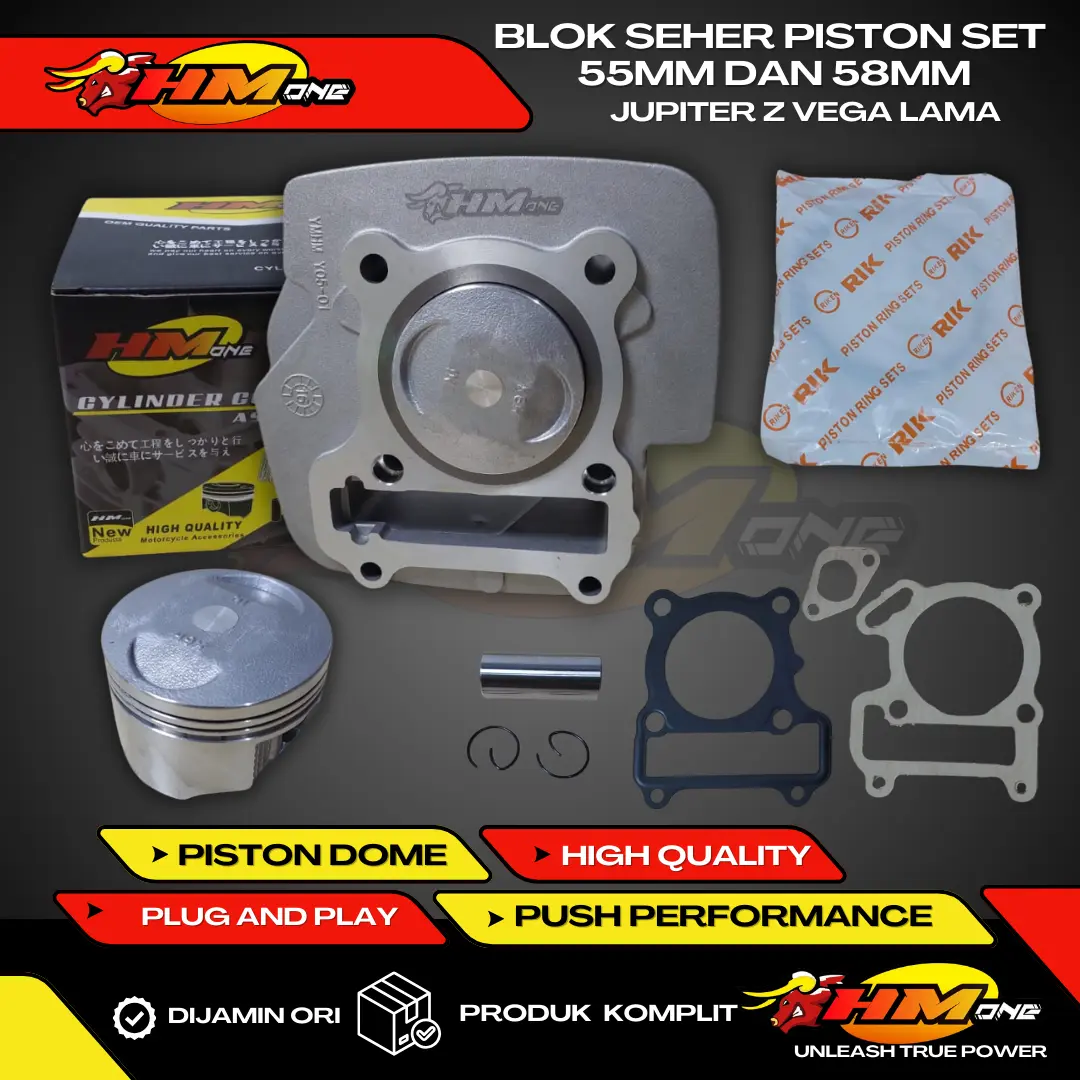 blok seher HMone bore up jupiter z vega lama 55mm 58mm 59mm ring RIK piston casting iron ring paking dll boring komplit