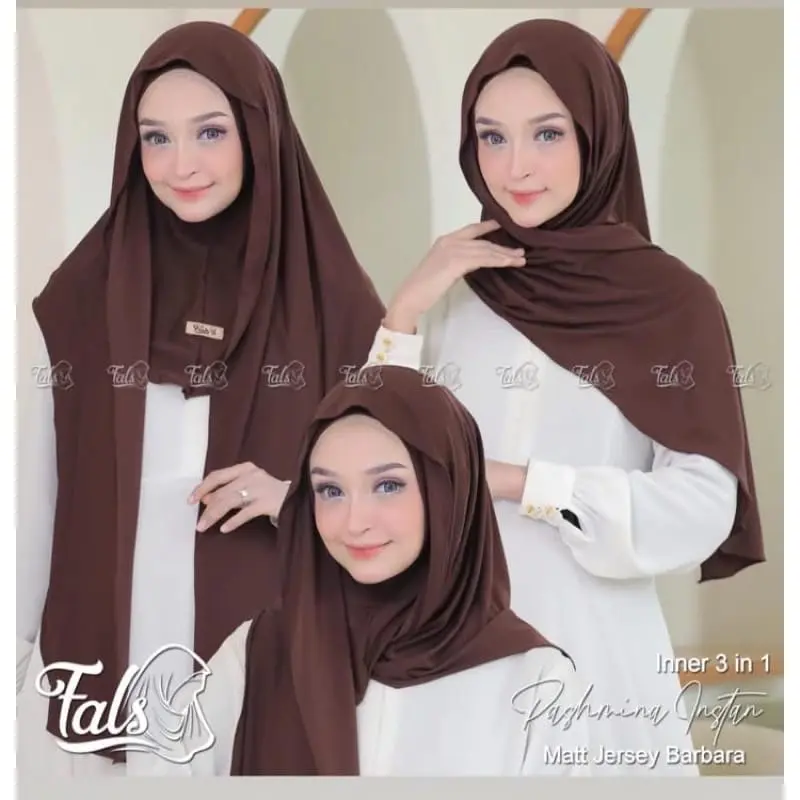 Women's Instant Turtleneck Pashmina Jersey Scarf