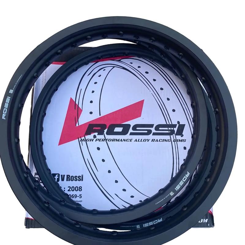 velg vrossi lingkaran vrossi hitam doff ring17 ukuran 1.40/1.60/1.85 Motorcycle Kendaraan 0