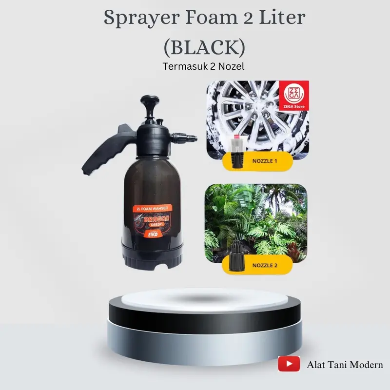 Foam sprayer 2 liter 2 nozzle Alat cuci salju kendaraan 1