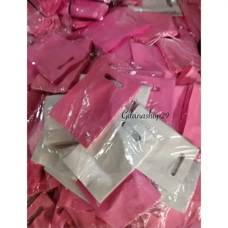 [50pcs] Kantong plastik plong uk. 15x23cm - Plastik souvenir/olshop/packing || isi 50 lembar per pack 2