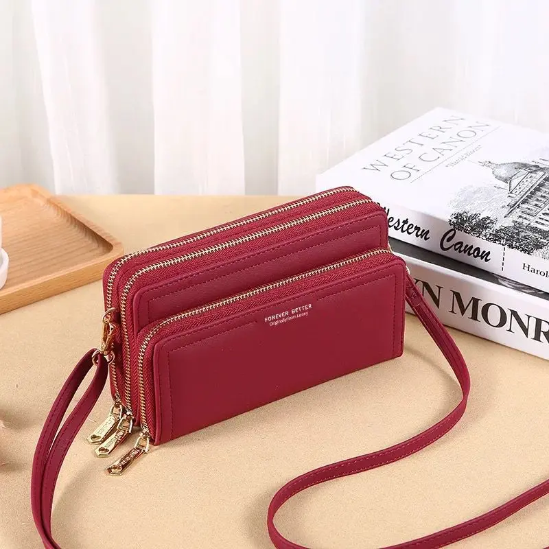 Dompet Tas Wanita untuk Handphone Terbaru Dompet Cewek Selempang Fashion Korea Style Kondangan Pesta Luxury Trendy Kulit Kartu 6
