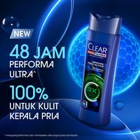 Gambar CLEAR Men Ultra Shampoo Menthol Fresh Active 300gr - Sampo Anti Ketombe Dengan Sensasi Dingin Kulit Kepala dari Unilever Hair Beauty Studio Kota Tangerang 2 Tokopedia