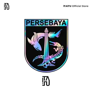 iTAiTU - Stiker Tempel Persebaya Surabaya Hologram Reflektif Print Car