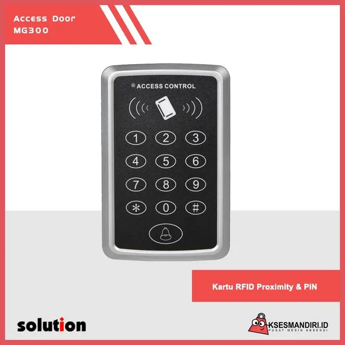 SOLUTION MG300 Proxymity 125Khz Mesin Akses Pintu