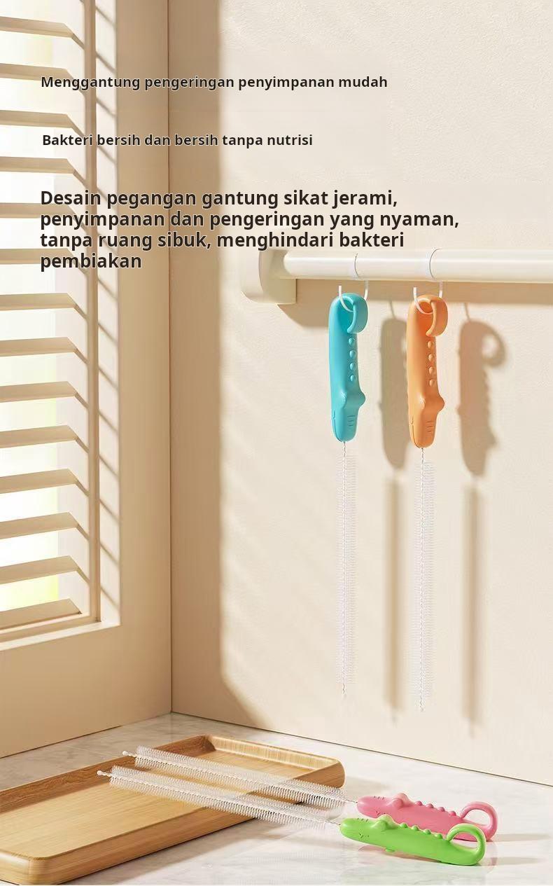 【Diskon 50% selama Ramadan】Sikat botol, sikat sedotan, sikat , sikat gelas. Cocok untuk membersihkan gelas kaca dan botol bayi. dot pembersih set minum Susu Bottle Brush Cuci Pencuci 【Diskon 50% selama Ramadan】Sikat botol, sikat sedotan, sikat , sikat gelas. Cocok untuk membersihkan gelas kaca dan botol bayi. dot pembersih set minum Susu Bottle Brush Cuci Pencuci