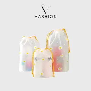 Travel Pouch Organizer Serbaguna Tas Serut Kosmetik Motif Anti Air - PK058