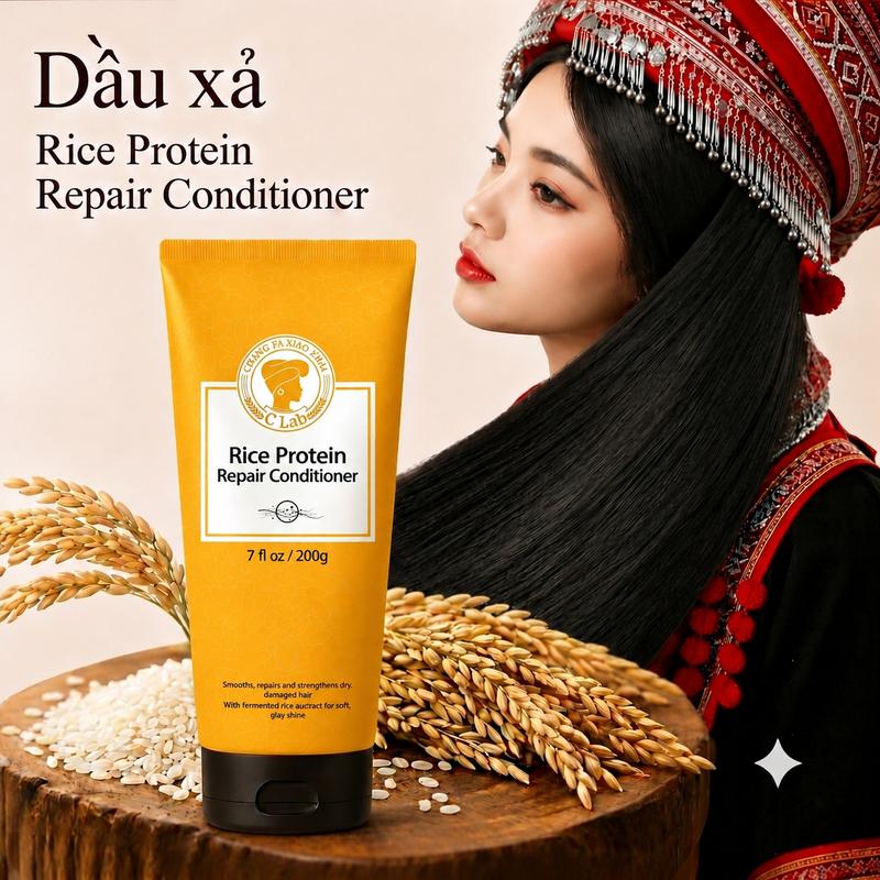 Dầu Xả Phục Hồi Protein Gạo Mượt Tóc Ngay Tức Thì Phục Hồi Chuyên Sâu Tóc Hư Tổn