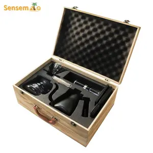 BERMUTU IMPORT Camping Coffee Dripper Set with Case Portable Pour Over Coffee Kit Barista Brewing Kit Hand Drip Set Outdoor Travel Gift