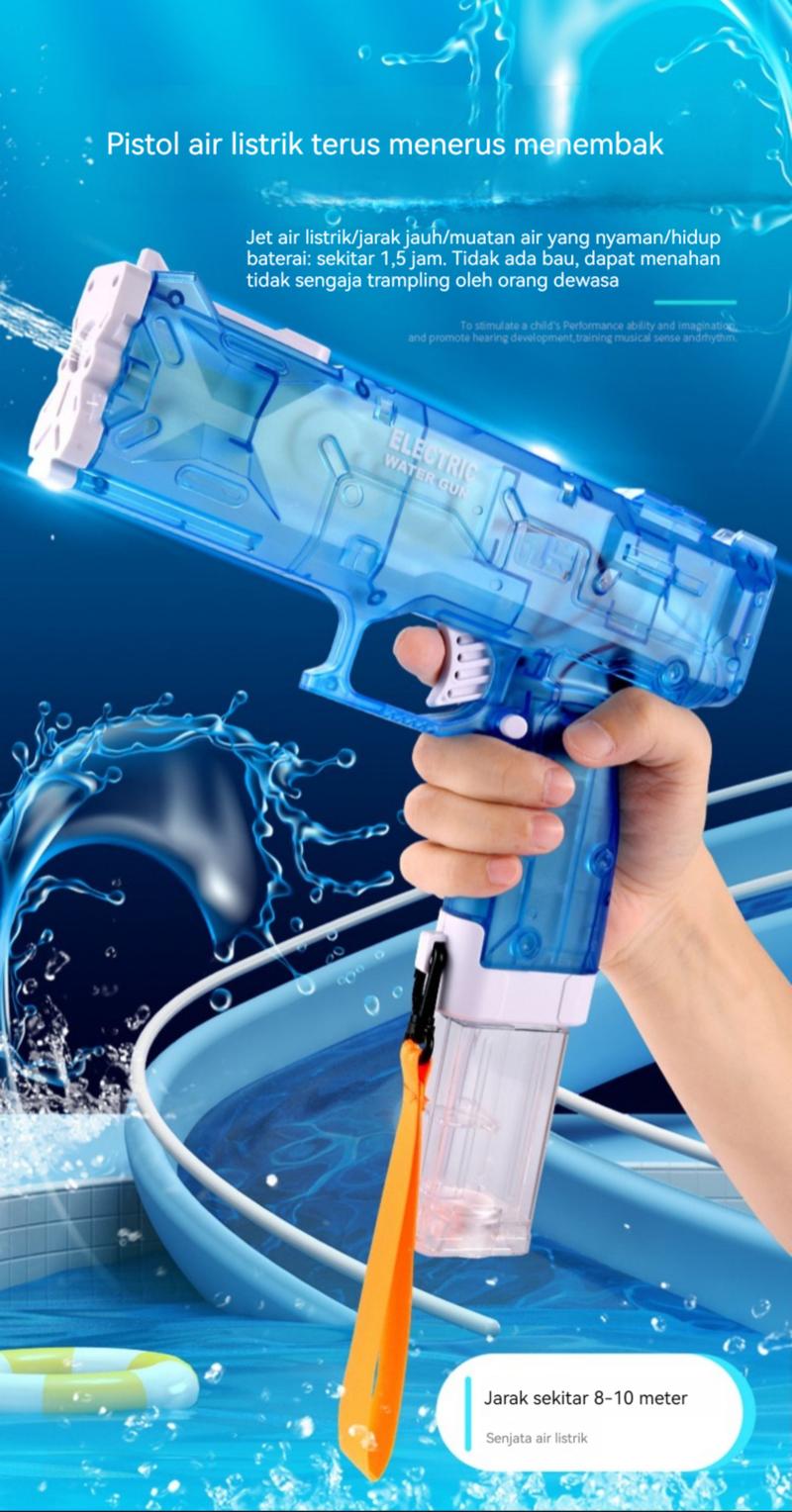 Product Introduction of （COD) COOLFOX TOYS  Mainan anak laki-laki penyiram listrik anak-anak mainan air jarak jauh berkapasitas besar yang kuat 0