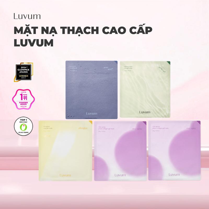 [ĐỘC QUYỀN] Hộp 5 Mặt Nạ Giúp Dưỡng Da Chuyên Sâu Luvum Gel Mask 33g (Mặt Nạ Thạch/ Mặt Nạ Bùn)