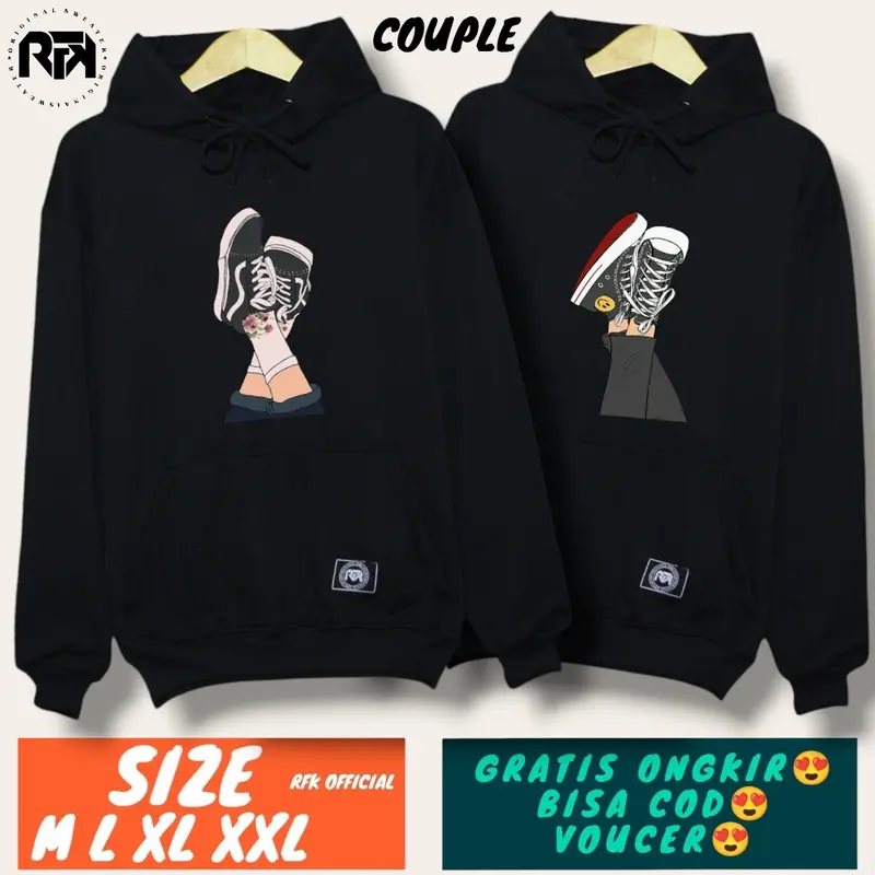 ( isi 2 pcs ) Hoodie couple pasangan / jaket couple SANTUY TERBARU / kaos couple pasangan / baju kapelan sama pacar 2023 / baju couple pasangan / couple pasangan / baju couple pasangan kondangan / batik couple pasangan / sweater couple 0