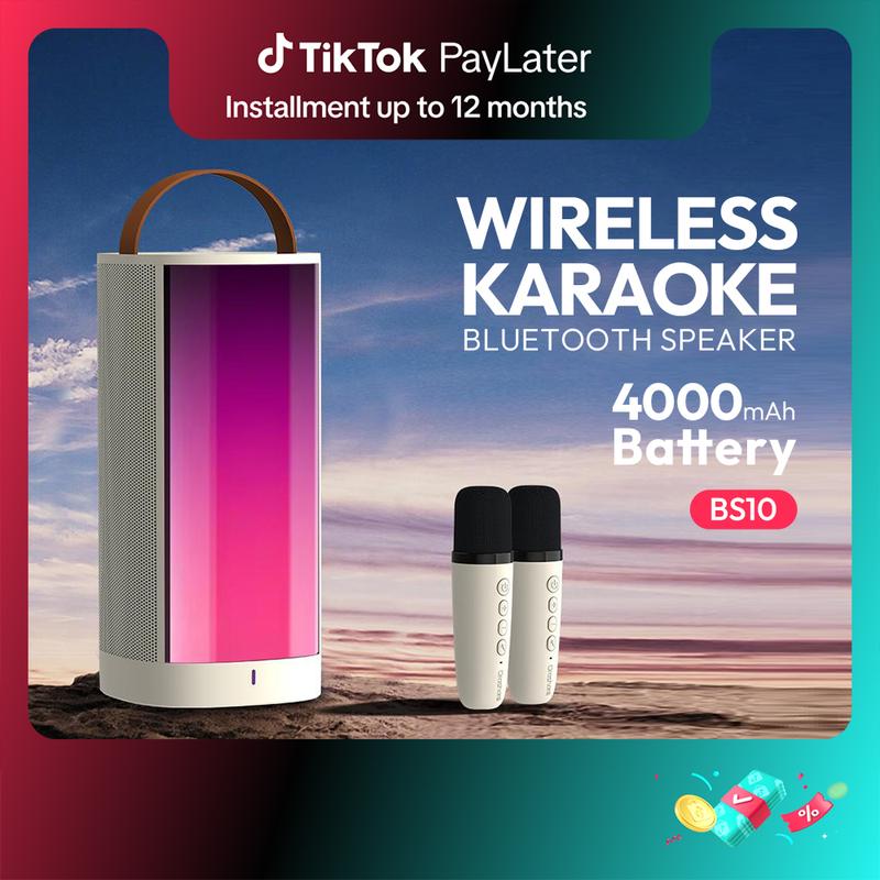 Orashare BS10 Wireless Karaoke Speaker With Dual Mic HiFi Sound ...