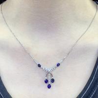 Gambar Kalung Berlian Batu Blue Sapphire Adjustable KNK1286847 - Kimberly Jewellery dari Kimberly Jewellery Online Kota Administrasi Jakarta Selatan 3 Tokopedia