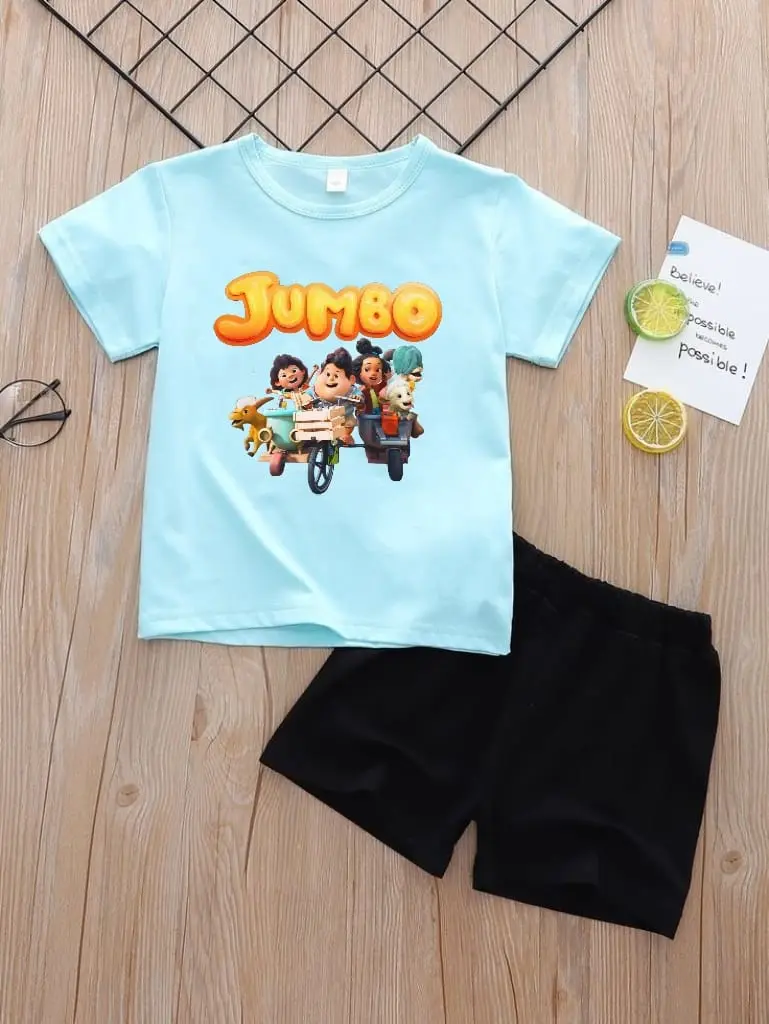 JUMBO SETELAN KAOS CELANA ANAK USIA 3-12 TAHUN