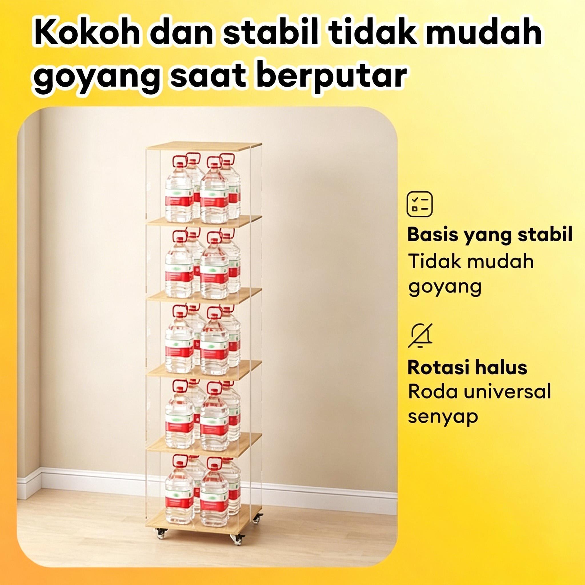 DF-1-Rak Buku Berdiri Di Lantai Akrilik Yang Dapat Diputar Lemari Pajangan Figurin Yang Dapat Dipindahkan rak buku lantai akrilik yang dapat diputar  Rak Buku Berdiri Di Lantai Akrilik Yang Dapat Diputar Lemari Pajangan Figurin Yang Dapat Dipindahkan