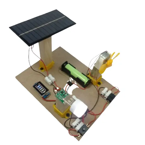 KIT EDUKASI PEMBANGKIT LISTRIK TENAGA MATAHARI SOLAR CELL PANEL SURYA - MINI KIPAS TENAGA SURYA 3