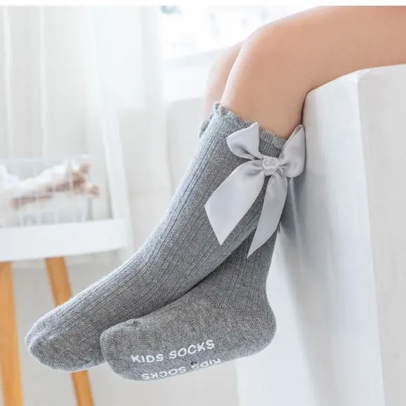 KK647 Kaos Kaki Lucu Bow Anak Perempuan Gemes Aksen Pita Nyaman Fashion