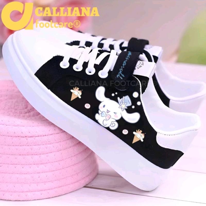 Sepatu Sneakers Anak Perempuan Karakter Cinnamaroll Fashion Casual Trendy Terbaru 1