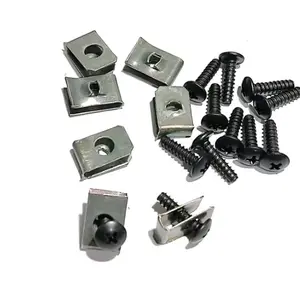 TERLARIS 10 PCS Baut dan KLIP BODY MOTOR HONDA BEAT VARIO Warna Hitam Kualitas Terbaik untuk Keamanan dan Kenyamanan Berkendara Cocok untuk Pengguna Honda Beat Vario Motorcycle