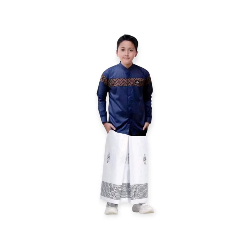Paket Lengkap SARKO sarung koko anak Usia 5-13 tahun Size M L XL Banyak variasi Warna Motif 6