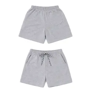 Celana Pendek Boardshort Unisex Abu Misty & Hitam Bahan Plis Gramasi 240 Size M L XL XXL 3 Kantong Nyaman dipakai sehari hari untuk Olahraga & Santai Pria Wanita Sport