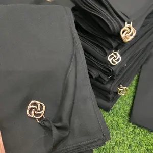 Deenay Hijab Polos Segi Empat Liza  Hitam Logo baru Kerudung deenay original Liza Black  jilbab deenay Square Voal