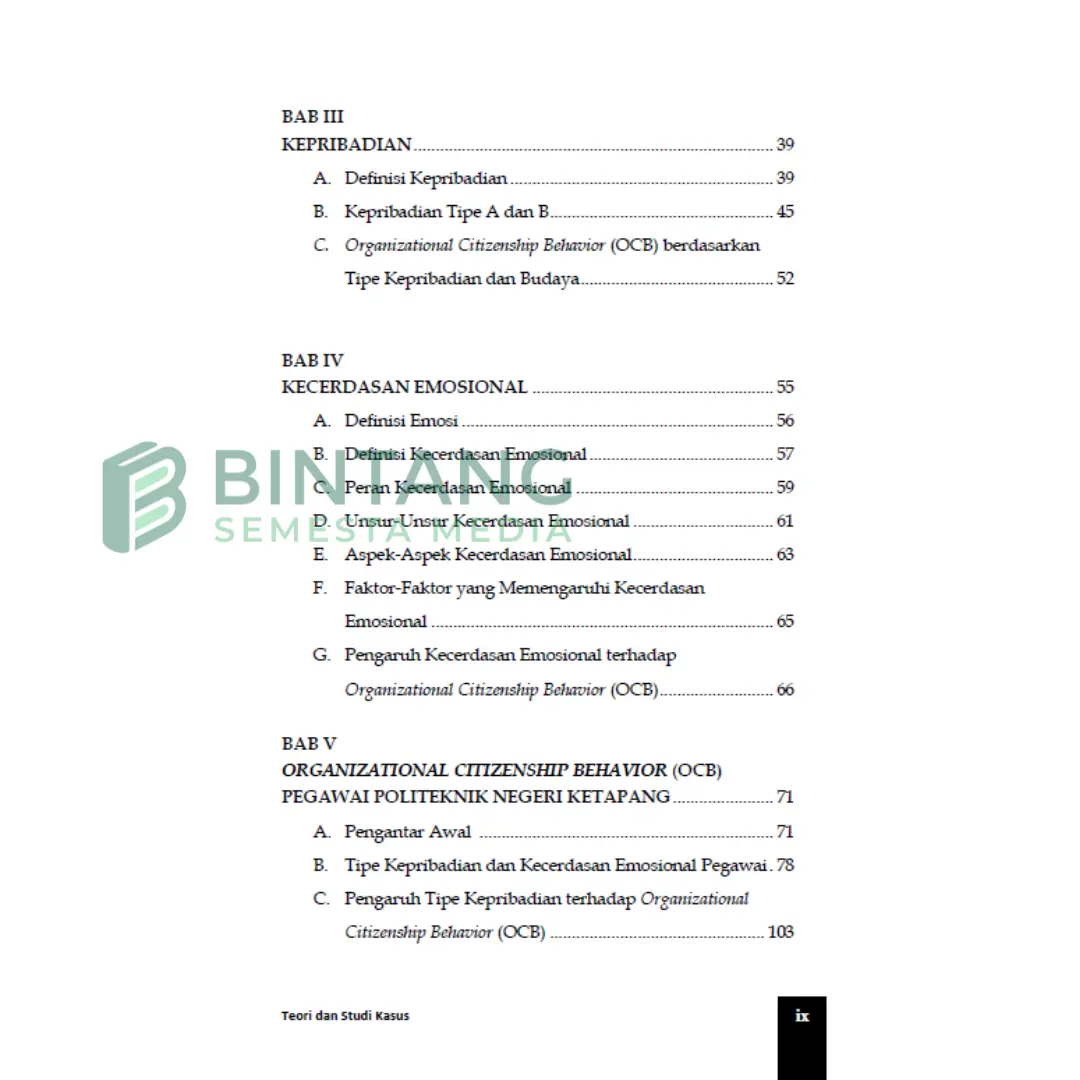 Organizational Citizenship Behavior (OCB) : Teori dan Studi Kasus - Refid Ruhibnur