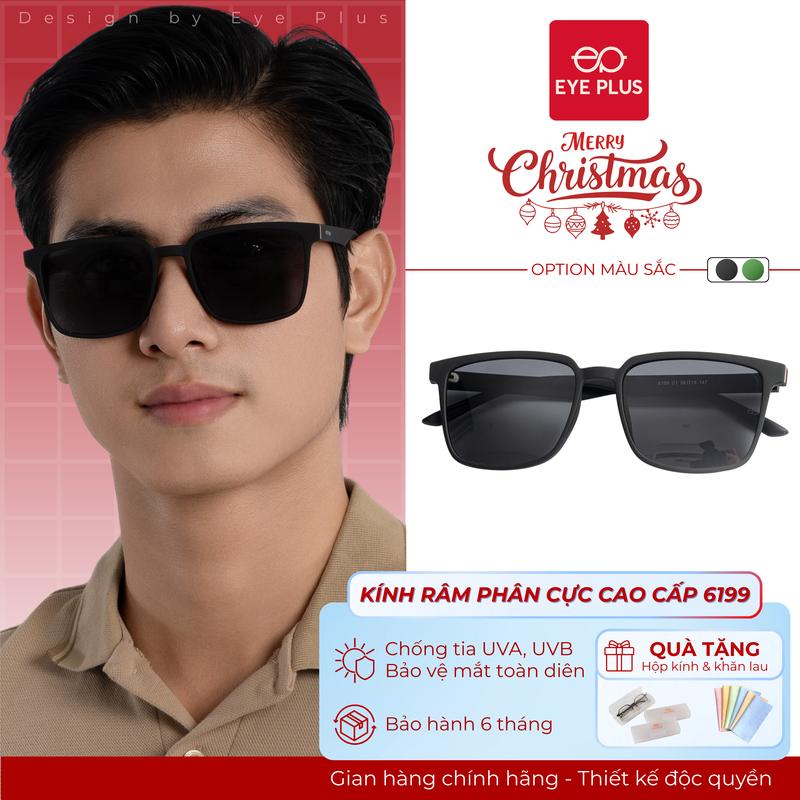   RM  Kính Râm Phân Cực Chống Nắng Reeman 6199 Eye Plus Gọng Kính Mát Nhựa Nhám Nguyên Sinh Cao Cấp Mắt Kính Chống Loá Polarized Và UV400 Kính Mắt Kiểu Dáng Thời Trang Unisex Hiện Đại 