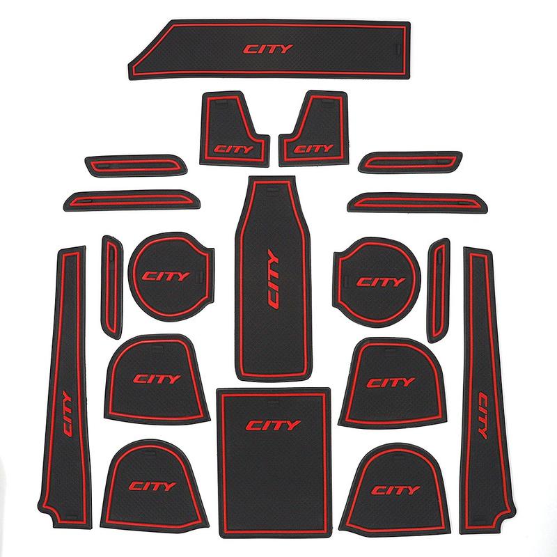Product Introduction of Tikar Slot Pintu Dalaman Kereta, xps Honda City 2015-2019, Tidak licin, untuk Cawan Kereta, Pad 9