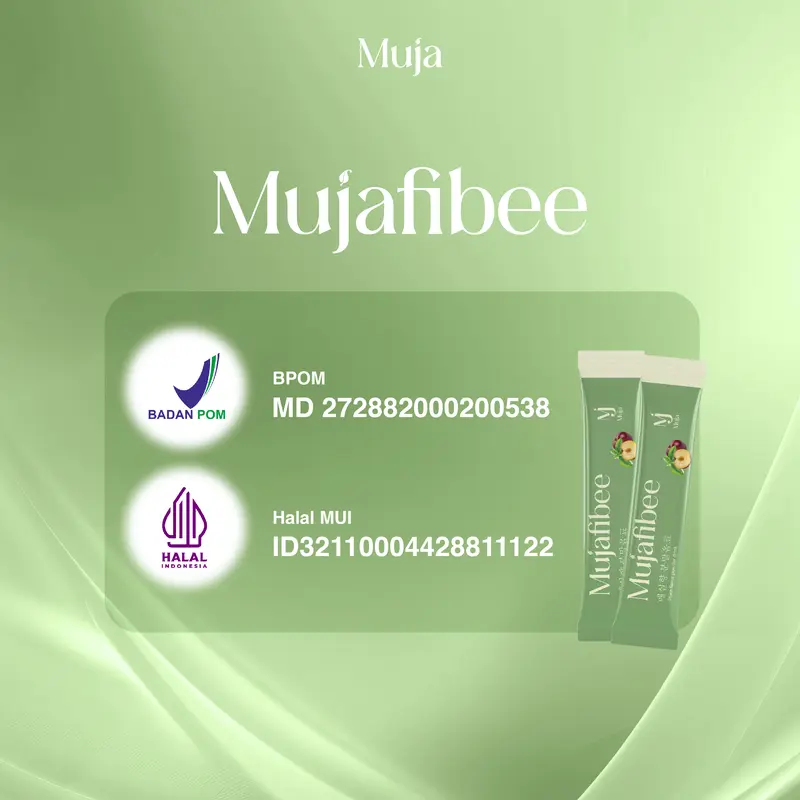 Mujafibee by Mulan Jameela Minuman Serbuk Rasa Plum - 1 Box (10 Sachet) 6