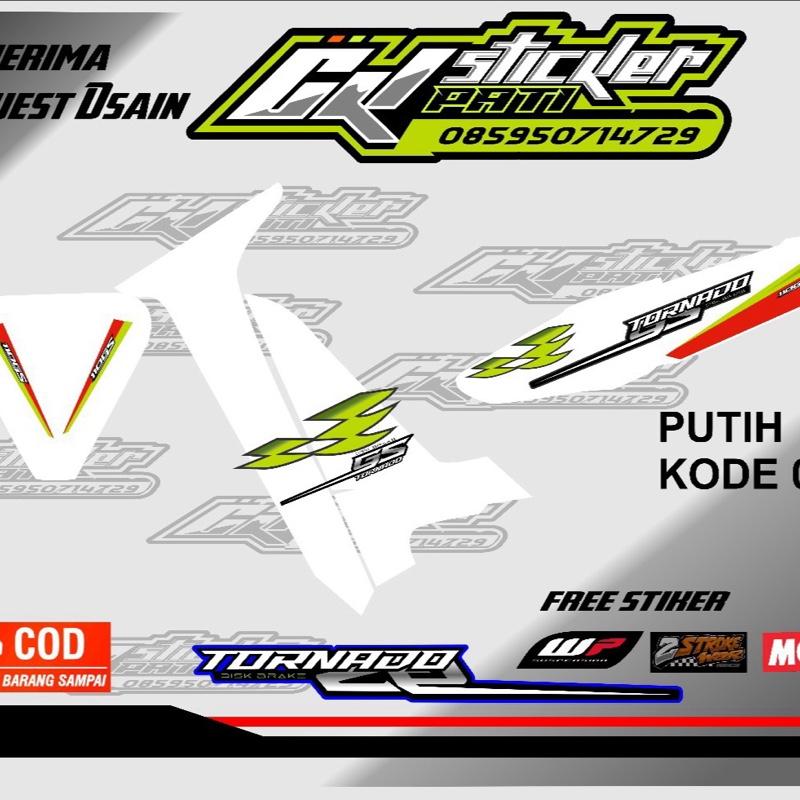Stiker Variasi Suzuki Tornado GS untuk Motor - Motorcycle 4