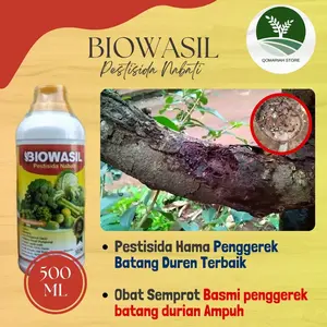 pestisida penggerek batang durian paling ampuh BIOWASIL 500ML Obat basmi hama penggerek daun durian,dan juga kutu putih paling manjur