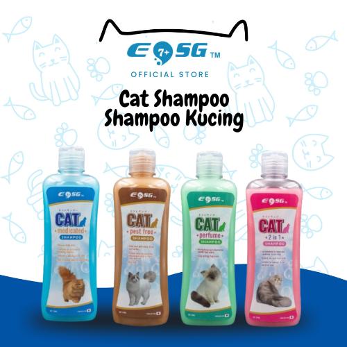 EOSG Cat Shampoo Mild Alkaline Sabun Mandi kucing Syampu Kucing Berubat Perapi Lembut Wangi Pembaikan Kulit Bebas Perosak (370ml)