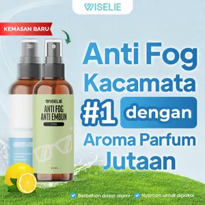 Wiselie - Pembersih Kacamata Anti Embun dan Uap dengan Formula Baru Glasses Plastik Frame