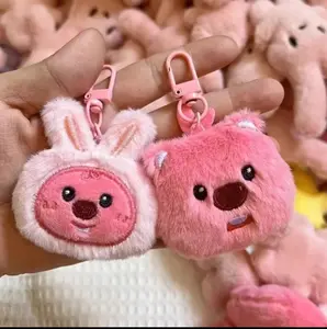 Gantungan Tas Karakter Loopy warna pink biar lucu