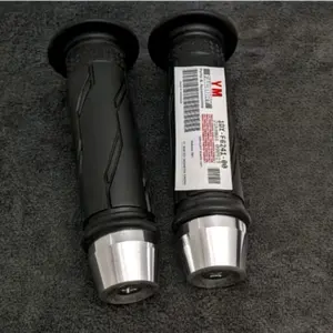 COD Handgrip Motor Yamaha HandGrip Handfat Jalu Chrome Crom Model PCX Handgrip Mio, Aerox, Nmax, Fino, Soul, Xeon, Mio M3, Fazzio, Lexi, Vixion, F1ZR, Freego, Soul GT, Jupiter, Vega Dll Motorcycle