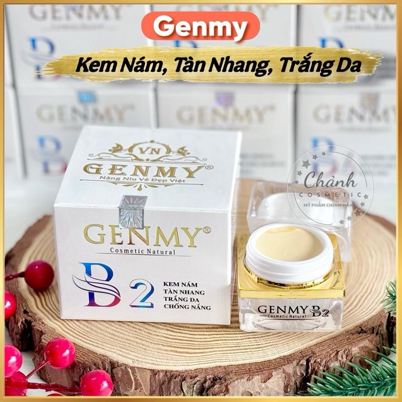  Kem Genmy B1 B2 B3 B4 Mụn Thâm Nám Sạm Tàn Nhang Trắng Da Ngừa Lão Hoá Chống Nắng 6g 10g 18g 