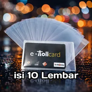 Cover ATM / Kantong E-Toll / Sampul Kartu (Isi 10 Lembar)