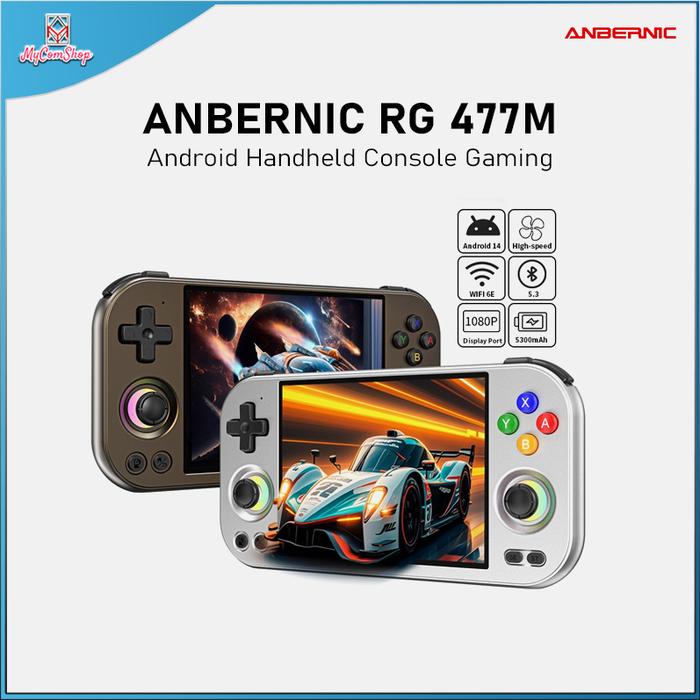 Jual ANBERNIC RG 477M ANDROID RETRO HANDHELD GAME CONSOLE 12GB RAM