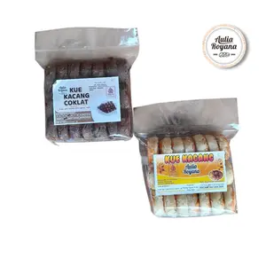 KUE KACANG AULIA RASA COKLAT DAN ORI ISI 21 KEPING KUE