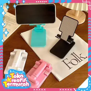 TKT-(COD) Stand Holder Lipat Foldable Phone Holder HP Folding Universal Dudukan Handphone Kekinian(BELI LOKAL)