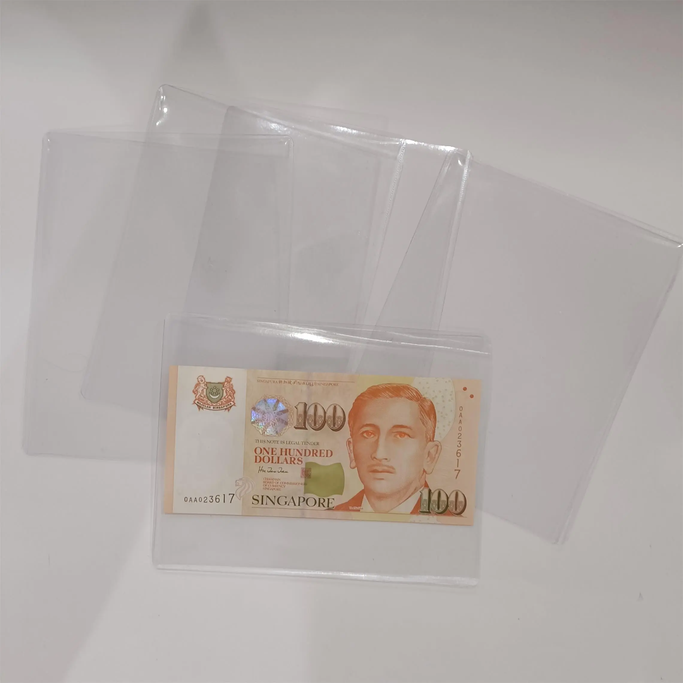 Note protective cover, 165127;soft PVC, blue tinted, set of 5