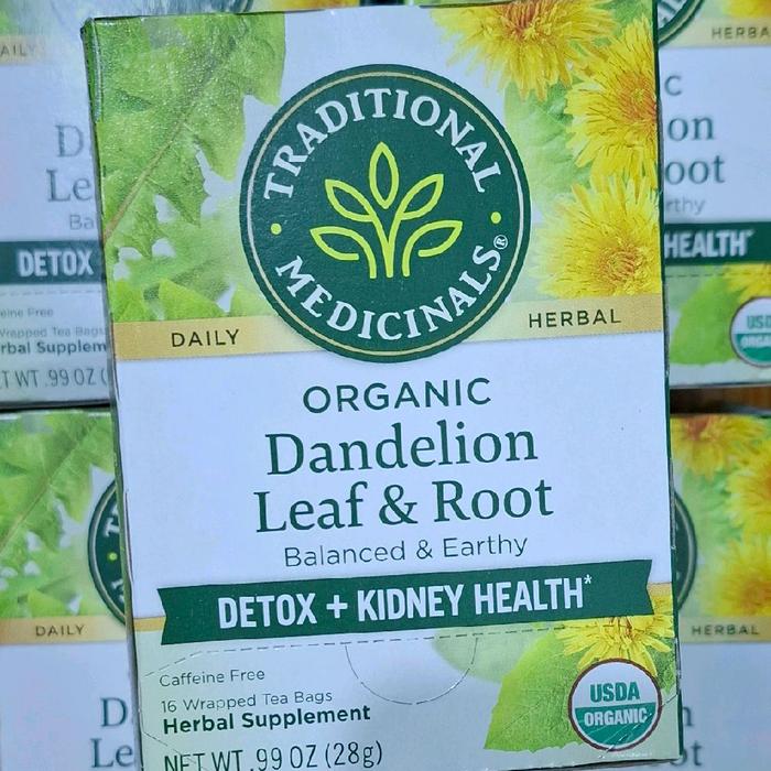 Jual Traditional Medicinals Organic Dandelion Leaf & Root Tea 16 tea ...