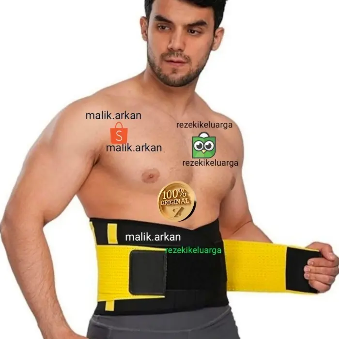 Korset Corset Sabuk Pria Pelangsing Perut Hot Shapers