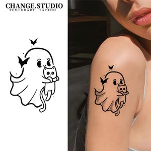 รอยสักลายผีน้อยน่ารัก รอยสักชั่วคราว ติดทนนาน 15 วัน กันน้ำ ไม่กลัวแรงเสียดทาน สติ๊กเกอร์รอยสัก