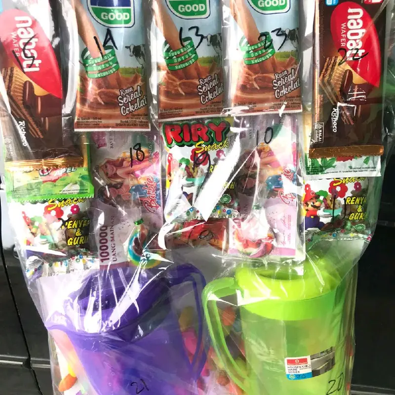 Cabutan balon berhadiah rp500 isi 100pcs..TK 1
