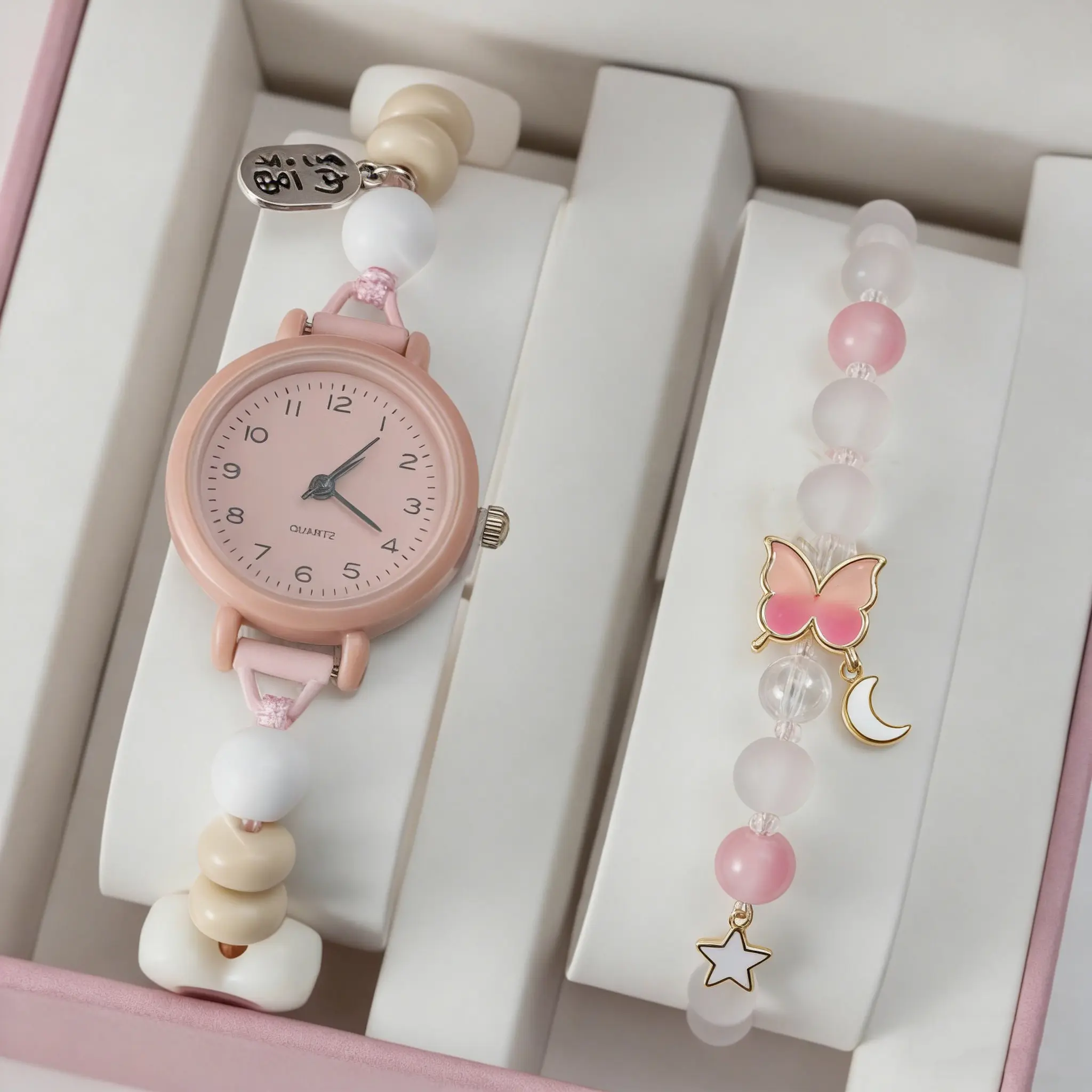 1#Pink+bracelet(NO BOX)
